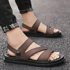 Men's Dual Purpose Sandals Casual Hollow Out Non Slip Shoes