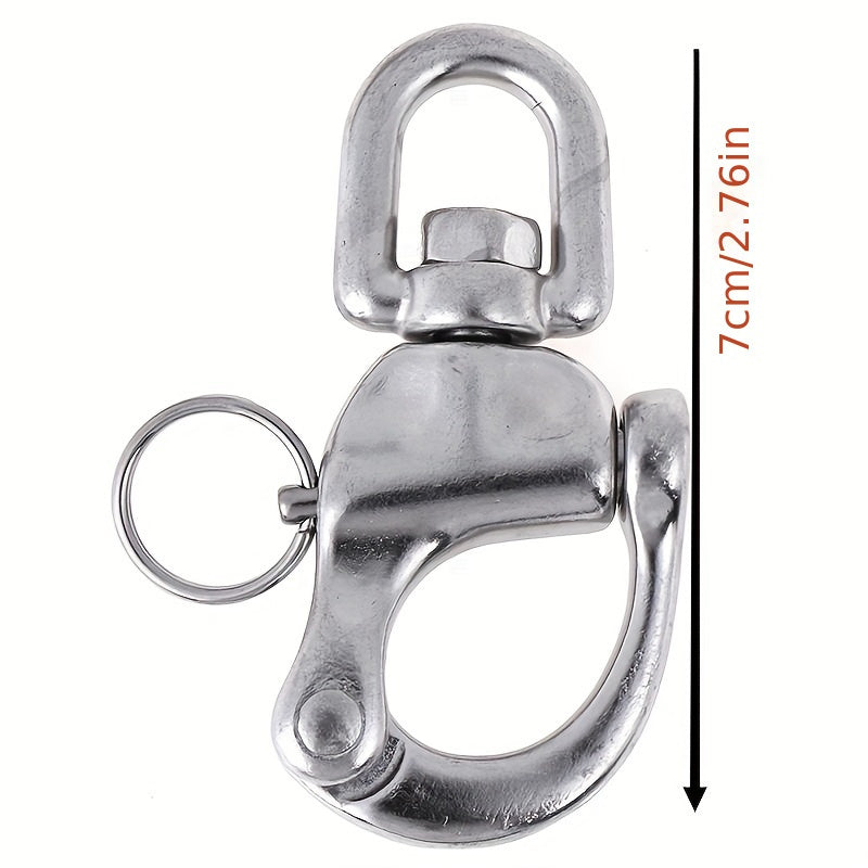 Stainless Steel Spring Shackle Quick Hanging Shackle Hook Buckle