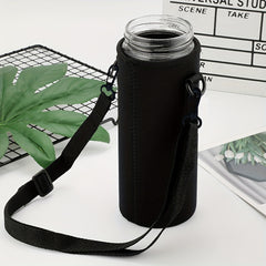 Insulated Water Cup Sleeve Portable Bag Adjustable Straps