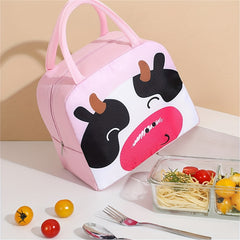 Cartoon Bento Bag Ice Pack Lunch Box Bag Hand Wash Insulated Lunch Container