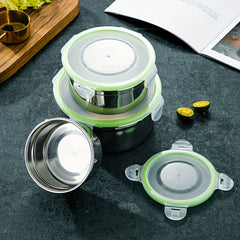 304 Stainless Steel Crisper Refrigerator Food Storage Box