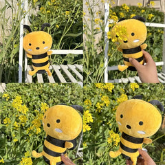 Bee Plush Toy Yellow Stripes Soft Stuffed Animal