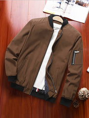 Autumn Casual Men's Baseball Jacket Coat