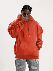 Men's Warm Fleece Hoodie with Kangaroo Pocket