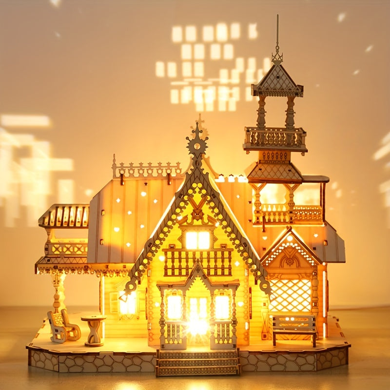 3D Wooden Architectural Model Decoration Gift