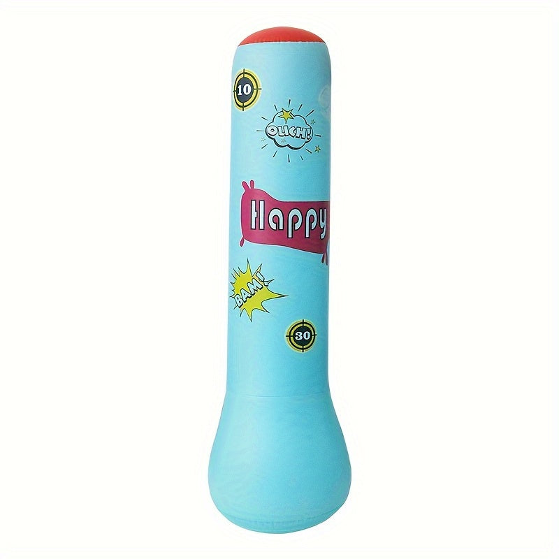 Inflatable Boxing Column for Kids & Adults PVC Tumbler Vent Toy