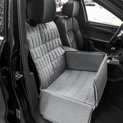 Foldable Pet Car Seat Basket Front Car Dog Cushion
