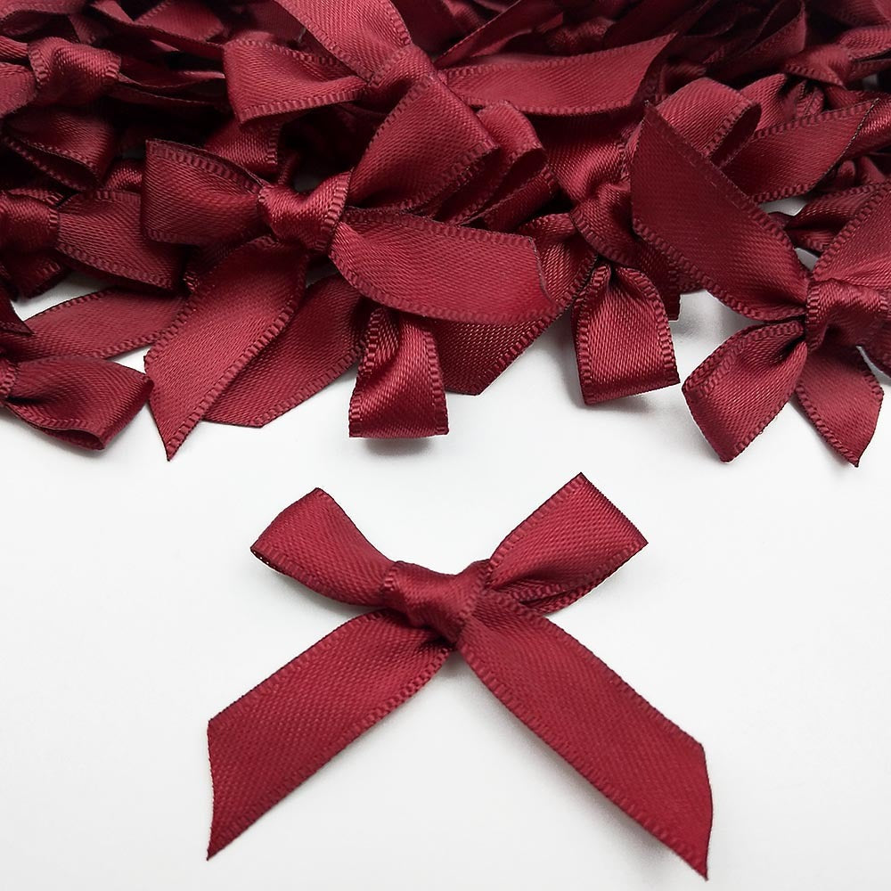 100pcs Gift Wrapping Bows Polyester Bowknots Clothing Accs