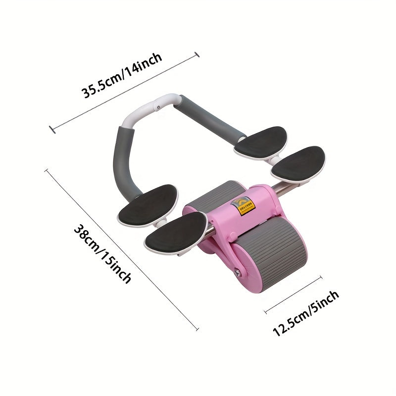 2-in-1 Elbow Support Ab Wheel for Home Gym Workouts