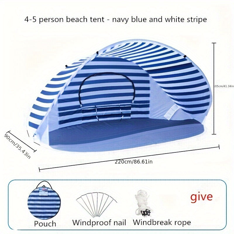 Waterproof Auto Quick Opening Camping Tent UV Protection