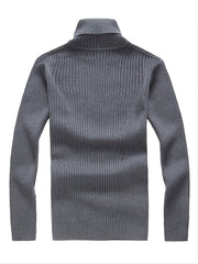 Men's Winter Turtleneck Knit Pullover Sweater Base Layer