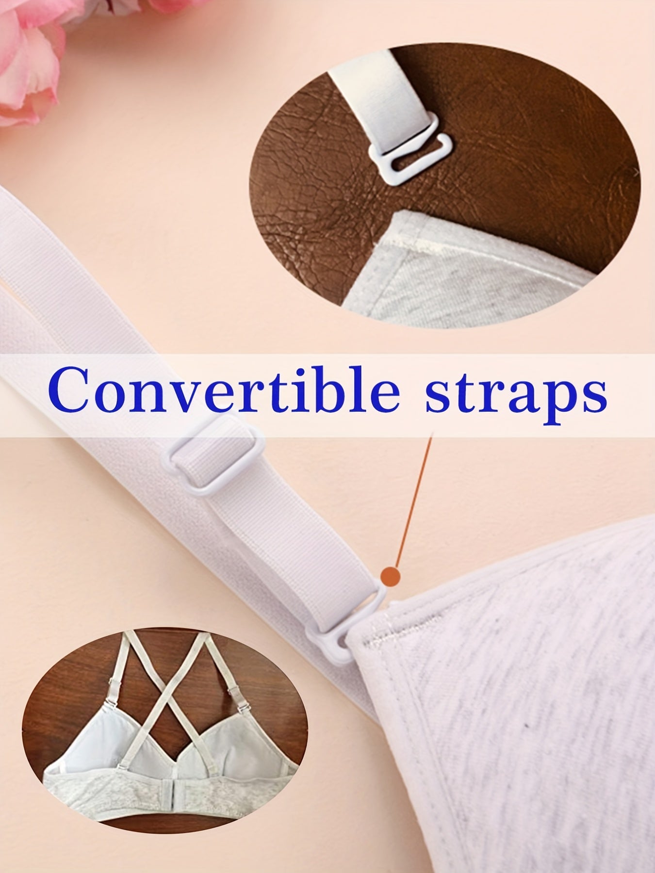 3pcs Teen Seamless Wireless Bras Comfy Running Workout Bra Women's Lingerie
