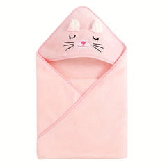 Newborn Baby Hooded Cloak Bath Towel Blanket