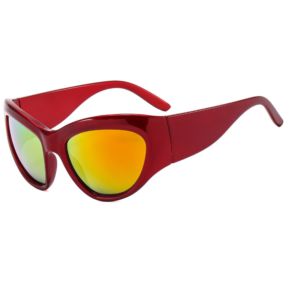Steampunk Sunglasses Vintage Big Frame Eyewear Women