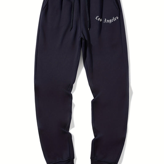 LA Casual Stretch Graphic Joggers Men's Sweatpants