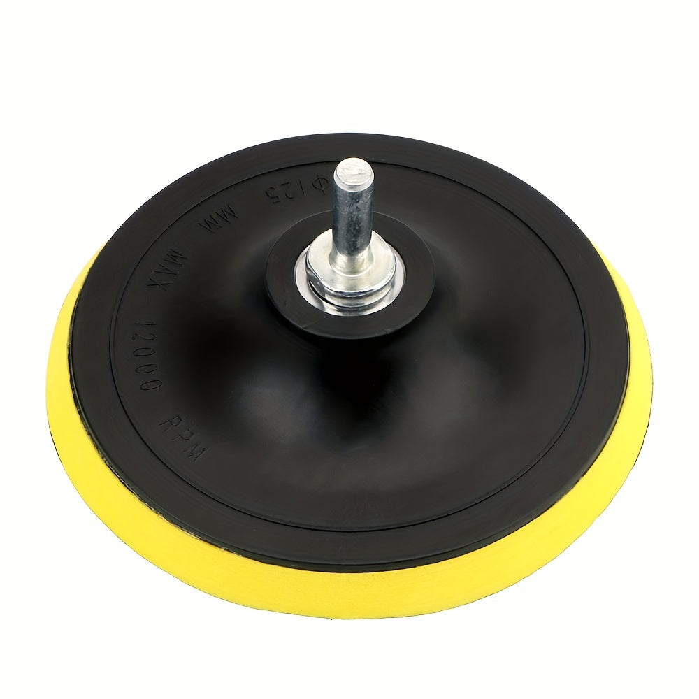 12pcs 125mm Sponge Car Polisher Waxing Pads Buffing Kit