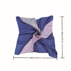 Vintage Silk Scarf Square Neckerchief Women Casual Shawl