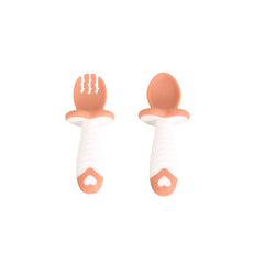Silicone Spoon and Fork Set: Baby Utensil Set