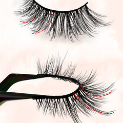 5 Pairs Cat Eye Lashes Fluffy False Eyelashes Natural Faux Mink