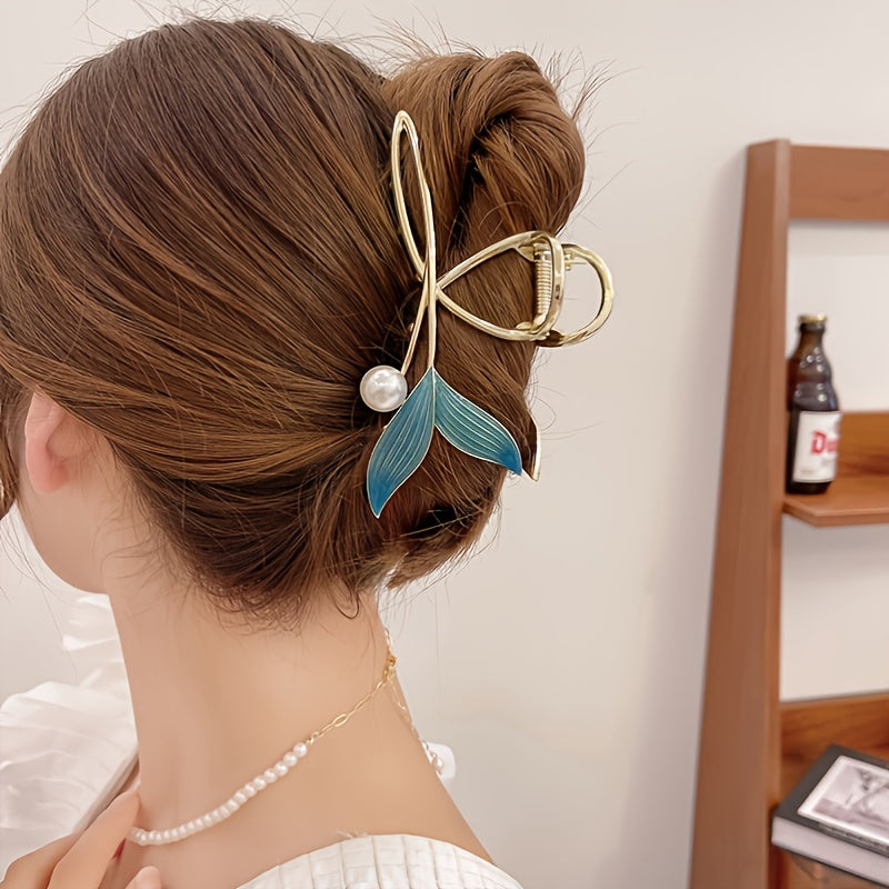 Geometric Hair Claw Large Clip Girl Hair Accessory