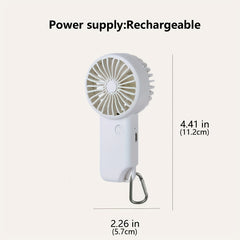 Handheld Mini Fan Pocket Portable USB Charging Mini Fan