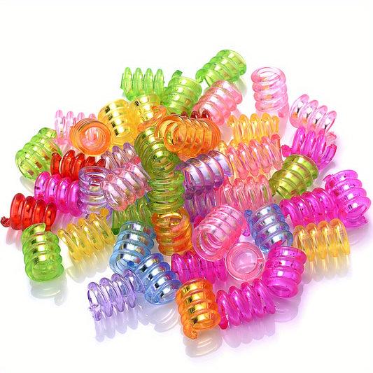 100pcs Colorful Acrylic Beads for DIY Jewelry Making