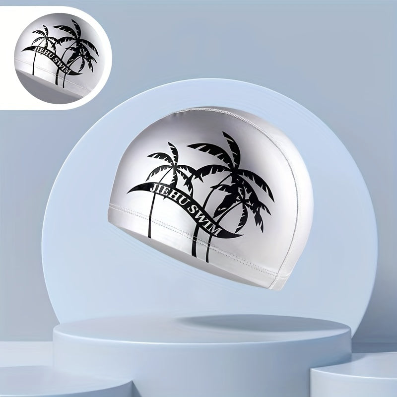 Unisex High Elasticity Swimming Cap for Big Heads