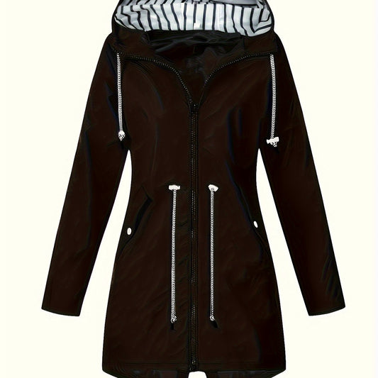 Hooded Waterproof Outdoor Jacket for Women