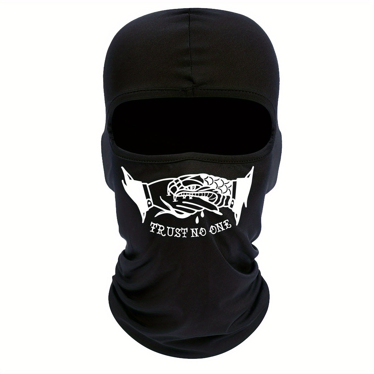 Shake Hands Print Balaclava Unisex Ski Mask