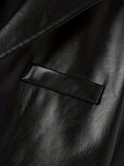 Men's Cropped Blazer Casual Lapel Jacket for Spring Fall