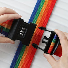 Cross Packing Strap with Password Reinforcement - Travel Luggage Accessory