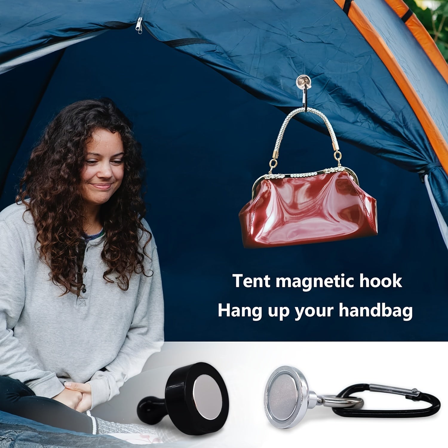 2pcs Magnetic Heavy Hooks Outdoor Camping Accessories