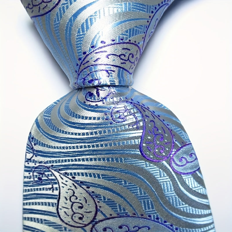 Men's Paisley Necktie Classic Printed Business Party Tie