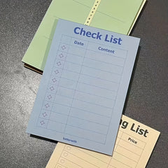 Spring Action Sticky Note Book Cream Special Paper Good Looking