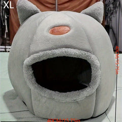 Soft and Warm Cozy Cat Bed for Winter