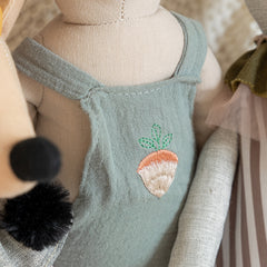 Adorable Plush Rabbit Dolls with Crown & Party Hat