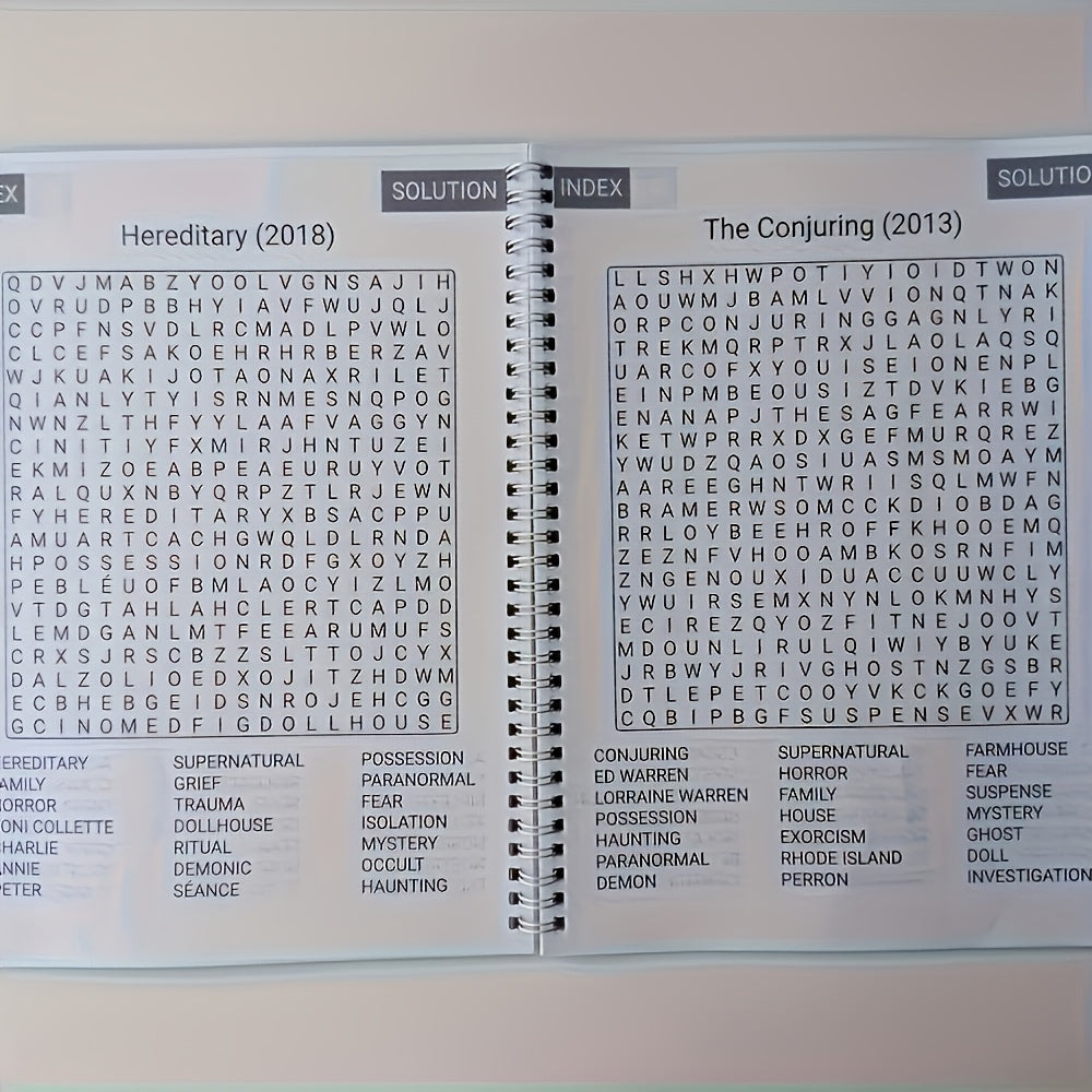 Horror Movie Word & Spelling Book College Ruled