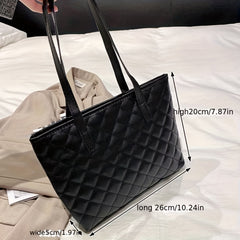 Crocodile Pattern Tote Bag Solid Shoulder Bag Women's Handbags