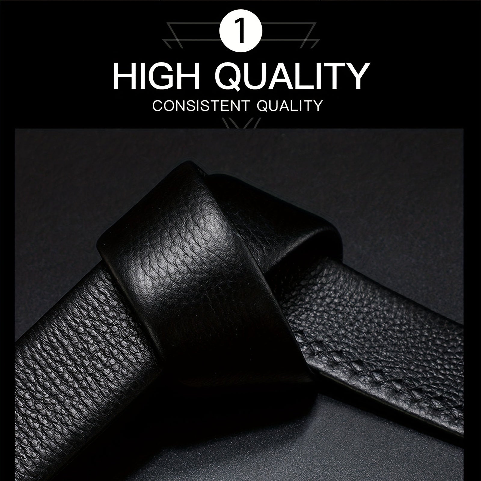 Men's Buckle Tape Belt For Business