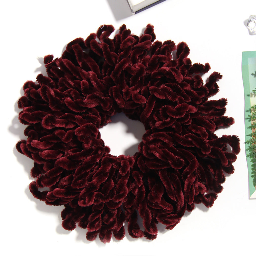 Rubber Hijab Hair Flexible Band Bow Large Headwear Scrunchie Headband