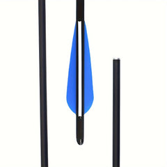 12pcs 16" Carbon Fiber Shield Feather Bowfishing Accessory