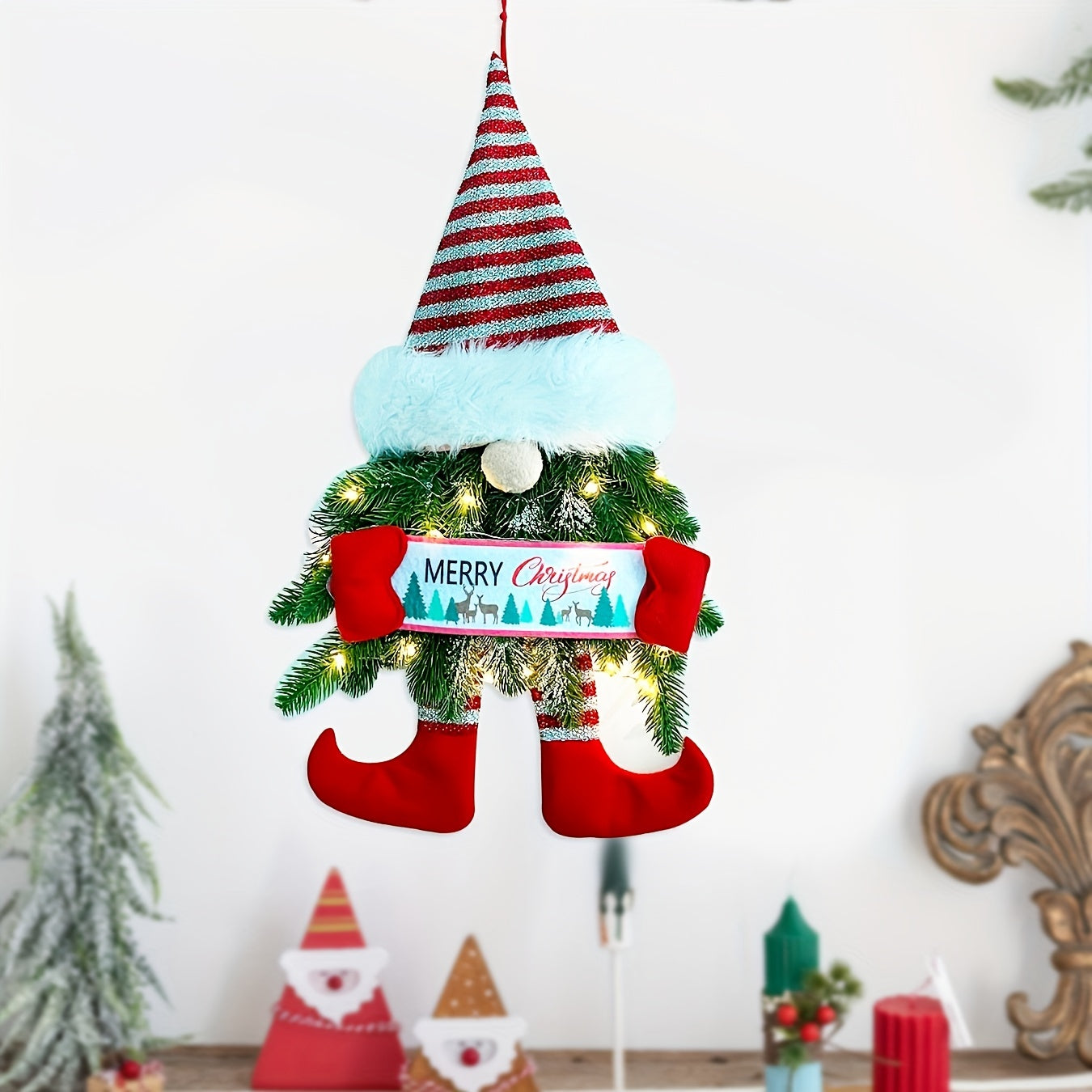 Christmas No Face Doll Door Hanging Decoration