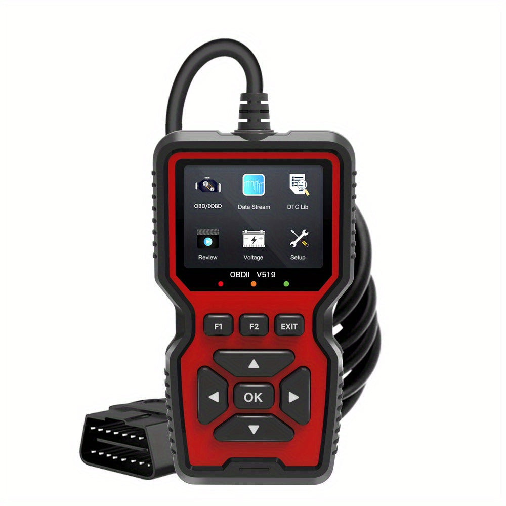 V519 OBD II Diagnostic Scanner Car Fault Detector