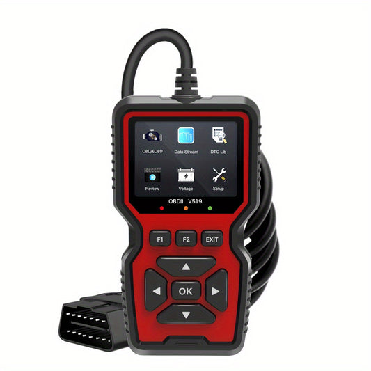 V519 OBD II Diagnostic Scanner Car Fault Detector