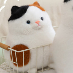 Fluffy Kitten Plush Doll Soft Stuffed Animal Perfect Gift for Teens