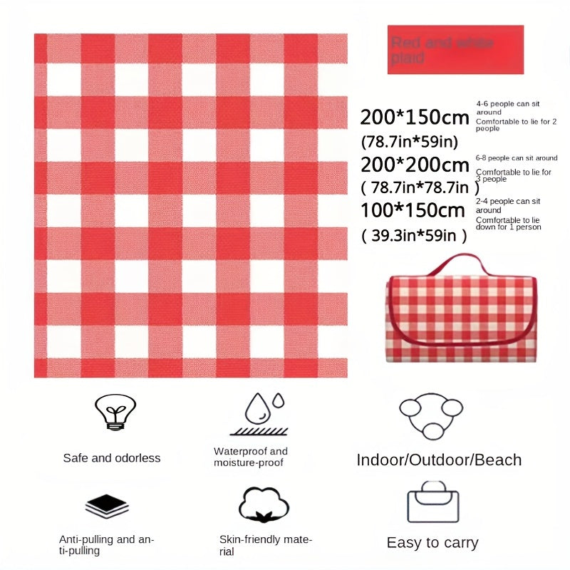 Waterproof and Sand Proof Camping Mat - Large Portable Size