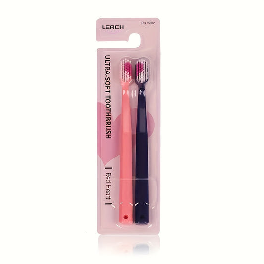 Romantic Couple Toothbrush Soft Bristle Unisex Manual Toothbrush