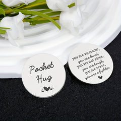 POCKET HUG Coin Inspirational Gift For Him Son Birthday Gift Motivational Gift