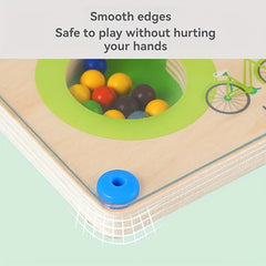 Magnetic Bead Walking Game Traffic Maze Toy Colorful Educational Gift