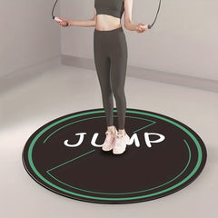Round Mute Fitness Mat for Pilates Yoga Skipping Rope